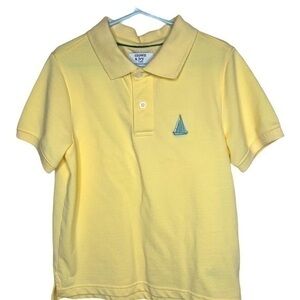 Crown & ivy yellow polo